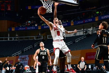 Theis kassiert Dämpfer mit Chicago - LaVine und Tatum im Theis kassiert Dämpfer mit Chicago - LaVine und Tatum im