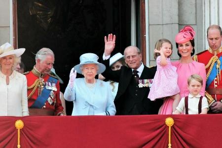 Die britische Königsfamilie im Juni 2017.