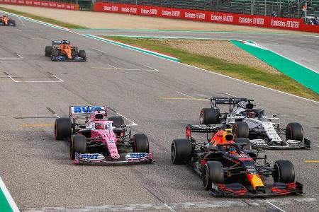 Perez - Albon - Kvyat - GP Emilia-Romagna 2020 - Imola