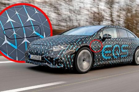 Mercedes EQS Wischwasser-Klappe Mercedes EQS Wischwasser-Klappe