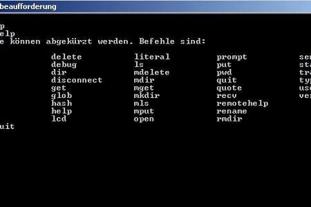 Hostnamen, FTP, Telnet FTP: Datei-Upload und -Download via File Transfer Protocol