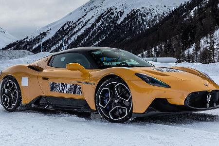 03/2021, Maserati MC20 Schnee Wintertest