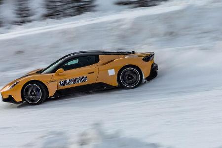 03/2021, Maserati MC20 Schnee Wintertest