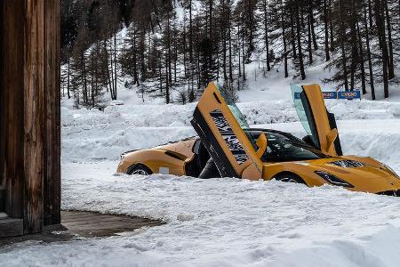 03/2021, Maserati MC20 Schnee Wintertest