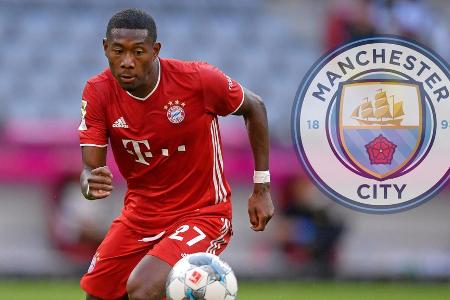 Die Spur nach Manchester ist heiß. Sollte Alaba grünes Licht geben, würde Pep ihn mit offenen Armen empfangen - heißt es jed...