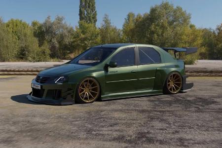 Dacia Logan mit Widebody-Kit: Absurd und außergewöhnlich