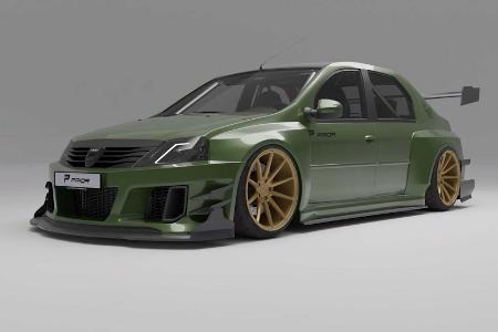 Dacia Logan mit Widebody-Kit: Absurd und außergewöhnlich