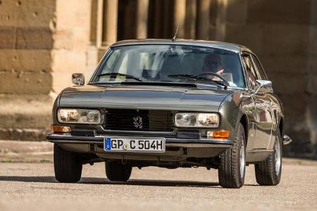 Peugeot 504 Coupé, Frontansicht