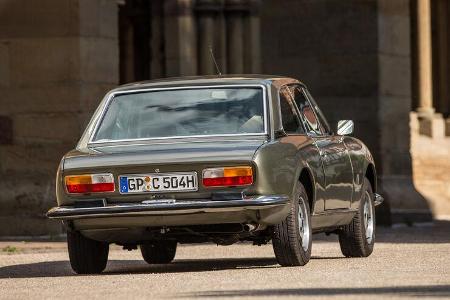 Peugeot 504 Coupé, Heckansicht