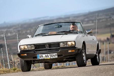Peugeot 504 TI Cabrio, Frontansicht