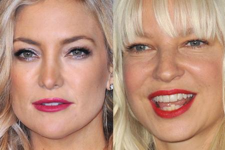 Kate Hudson (l.) und Sia wurden mit 