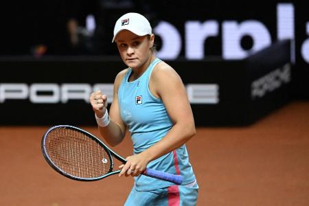 Tennis: Geburstagskind Barty kämpft sich ins Finale von Stuttgart Tennis: Geburstagskind Barty kämpft sich ins Finale von Stuttgart