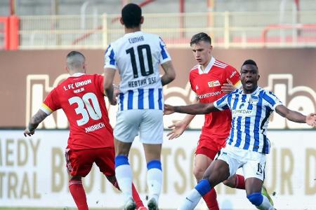 Nur Remis im Hauptstadt-Derby: Hertha bleibt im Keller stecken Nur Remis im Hauptstadt-Derby: Hertha bleibt im Keller stecken