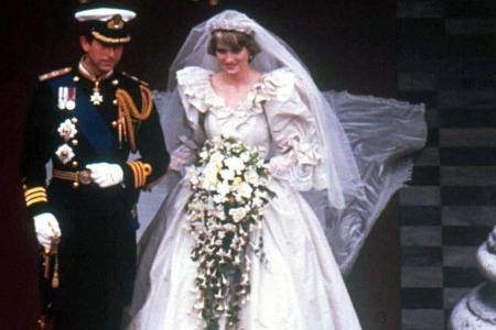 Prinz Charles und Prinzessin Diana bei ihrer Hochzeit im Juli 1981.