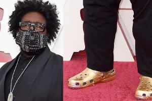 Diese goldenen Crocs zogen bei den Oscars alle Blicke auf sich