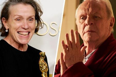 Frances McDormand und Anthony Hopkins haben seit Sonntagnacht einen weiteren Oscar im Trophäenschrank