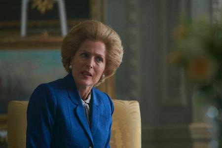 Ein weiteres Highlight der neuen Folgen: Die Queen bekommt es mit Premierministerin Margaret Thatcher (Gillian Anderson) zu ...