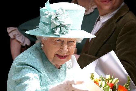 Queen Elizabeth II. bei einem öffentlichen Auftritt im Jahr 2019 Queen Elizabeth II. bei einem öffentlichen Auftritt im Jahr 2019