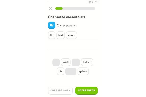 Duolingo – Kostenlose Sprachkurse