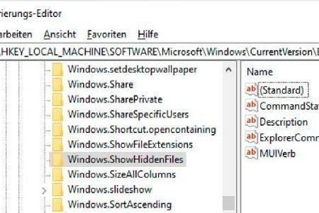 Im Kontextmenü Windows-Explorer-Befehle hinterlegen