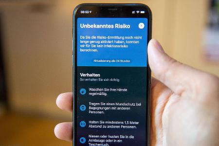 So funktioniert die Corona-Warn-App unbekanntes Risiko