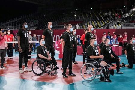 Sitzvolleyballer scheiden bei Paralympics trotz Sieg aus Sitzvolleyballer scheiden bei Paralympics trotz Sieg aus
