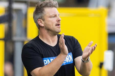 Paderborn vor Pokalspiel in Dresden: Paderborn vor Pokalspiel in Dresden: