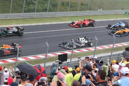 Norris - Bottas - GP Ungarn 2021 - Budapest - Rennen