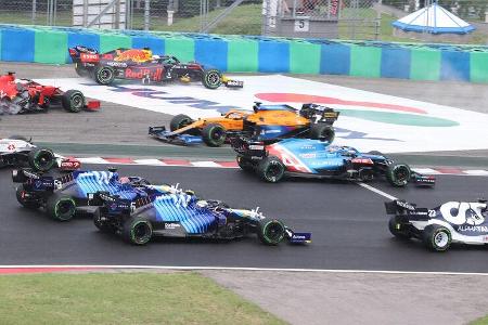 Nicholas Latifi - Williams - GP Ungarn 2021 - Budapest - Rennen