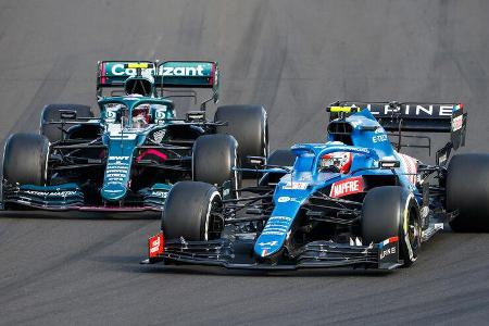 Vettel - Ocon - GP Ungarn 2021 - Budapest - Rennen