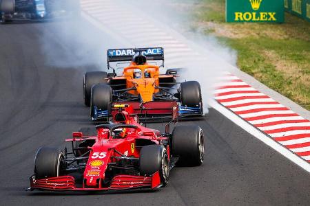 Carlos Sainz - Ferrari - GP Ungarn 2021 - Budapest - Rennen