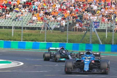 Fernando Alonso - Alpine - GP Ungarn 2021 - Budapest - Rennen