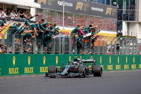 Sebastian Vettel - Aston Martin - GP Ungarn 2021 - Budapest - Rennen