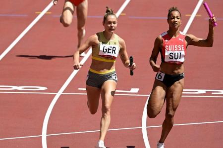 Sprinterinnen erreichen Staffel-Finale - US-Männer scheitern im Vorlauf