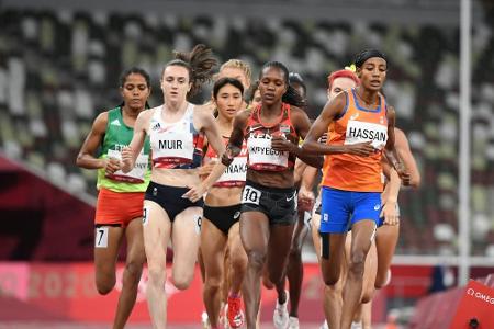 Kipyegon holt erneut 1500-m-Gold - Hassan verpasst Triple-Chance