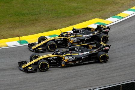 Nico Hülkenberg - Carlos Sainz - Renault - GP Brasilien 2018