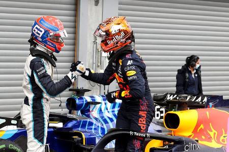 George Russell - Max Verstappen - GP Belgien 2021 - Spa-Francorchamps