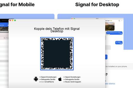 Den QR-Code müssen Sie einscannen.