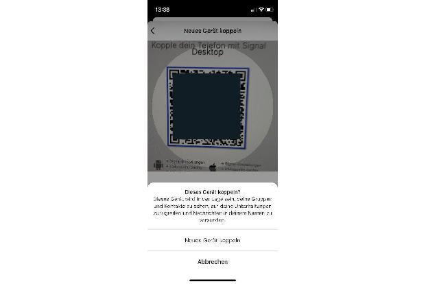 Sie müssen das Koppeln auf dem Smartphone bestätigen.