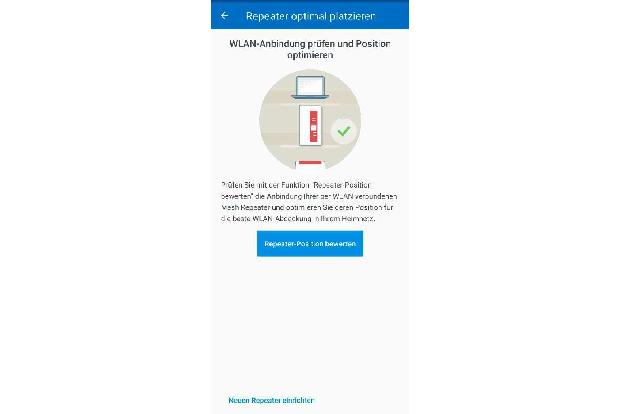 Die WLAN-App hilft Ihnen, den richtigen Standort für einen WLAN-Repeater im Heimnetz zu finden.