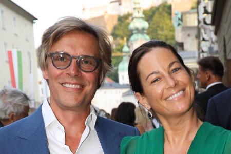 Marcus Sieberer und Birgit Lauda bei den Salzburger Festspielen