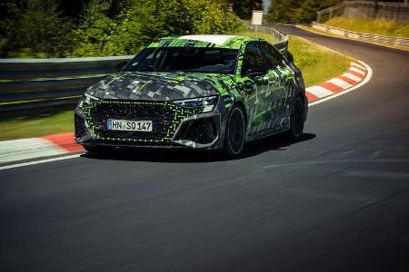 Audi RS3 bei der Nordschleifen-Rekordfahrt