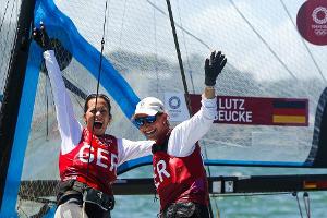 Segeln: Lutz/Beucke gewinnen Silber im 49erFX - Heil/Plößel holen Bronze im 49er