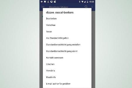 Mit der App „Ringtone Maker“ lassen sich eigene Klingeltöne erstellen.