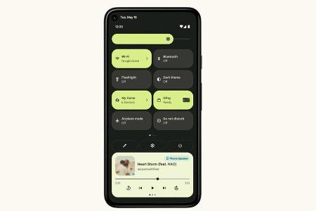 Android 12 mit neuen Schnelleinstellungen: Jetzt direkt mit Smart-Home-Steuerung und Google Pay