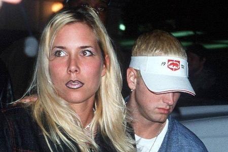 Eminem und seine Ex-Frau Kim im Jahr 2000.