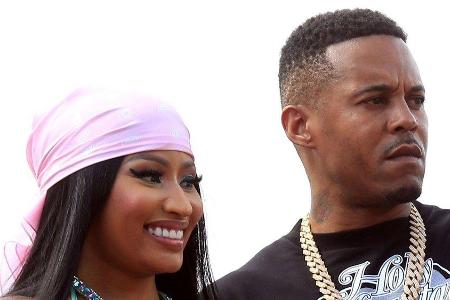 Nicky Minaj und Ehemann Kenneth Petty. Nicky Minaj und Ehemann Kenneth Petty.