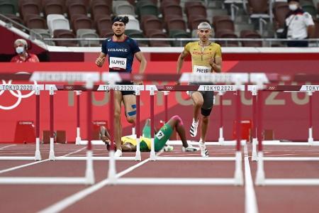 Deutsches Hürden-Trio verpasst Finale - Warholm vor Benjamin Deutsches Hürden-Trio verpasst Finale - Warholm vor Benjamin