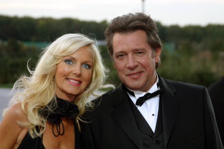 Schauspieler Jan Fedder mit seiner Ehefrau Marion beide GER...