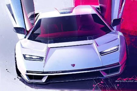 Der Lamborghini Countach ist zurück: Premiere mit V12-Hybrid